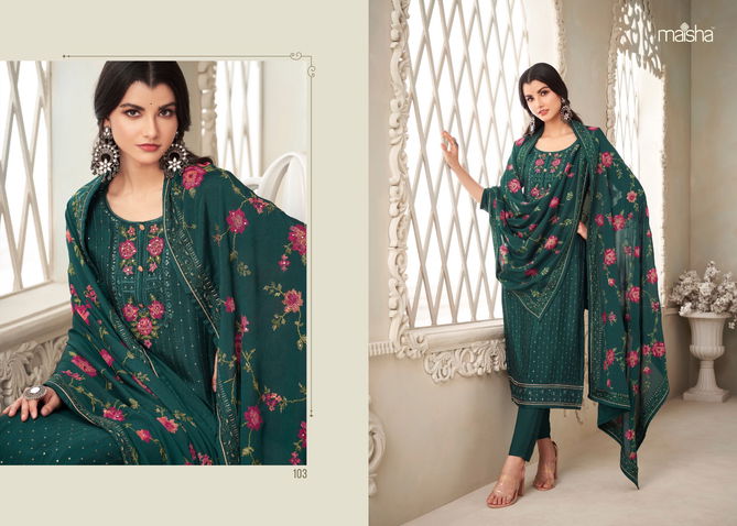 Maisha Pehnava Wholesale Designer Dress Material Catalog